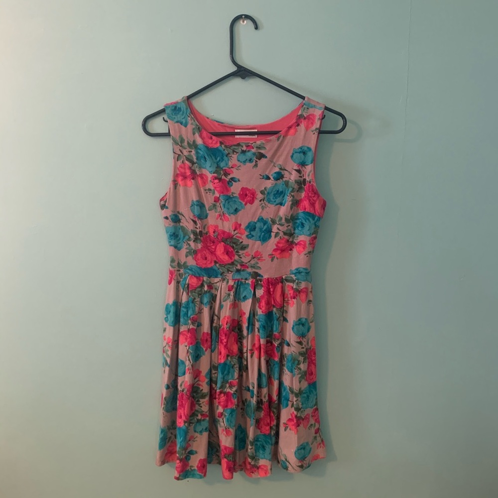 Floral skater dress